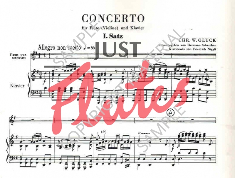 Gluck g major concerto